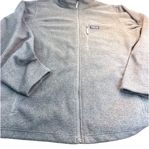 Patagonia Men's Nickel Classic Synchilla Full Zip Fleece Jacket In Gray Size: XL - Picture 6 of 15